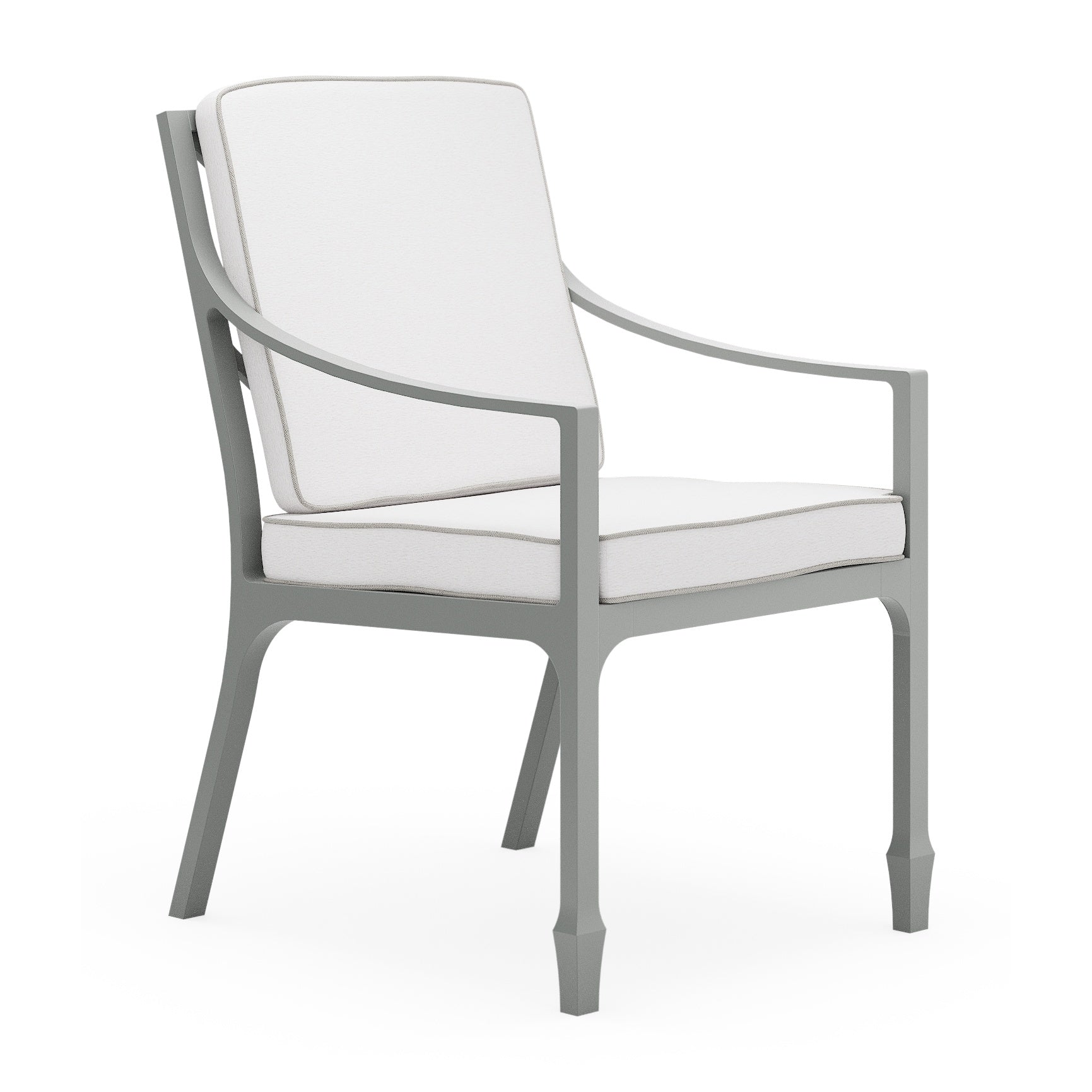 Alberti Dining Arm Chair - With Seat And Back Cushion