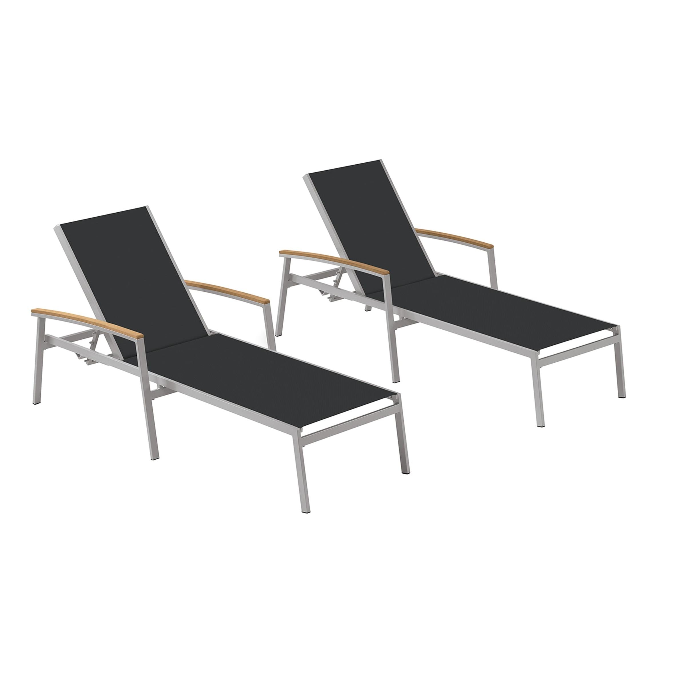 Travira Sling Chaise Lounge - Set Of 2