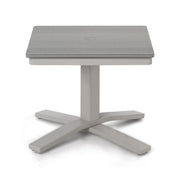 36" Square Rustic Table Top w/ Pedestal Base - End Table