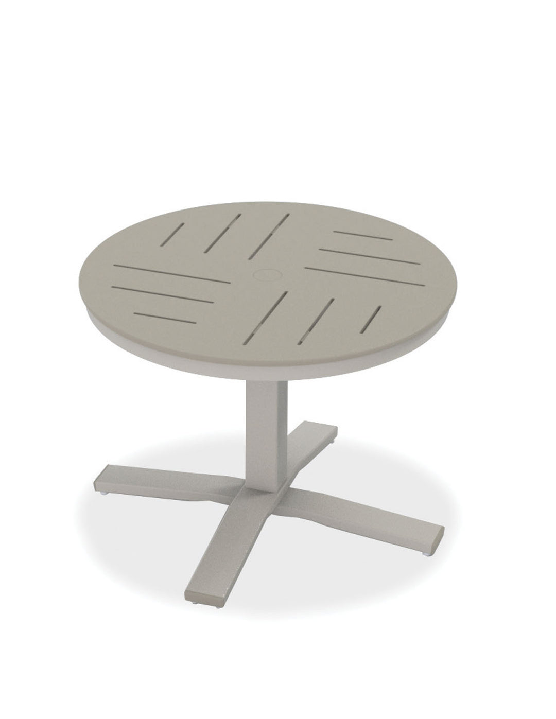 30" Round MGP Table Top w/ Pedestal Base - End Table
