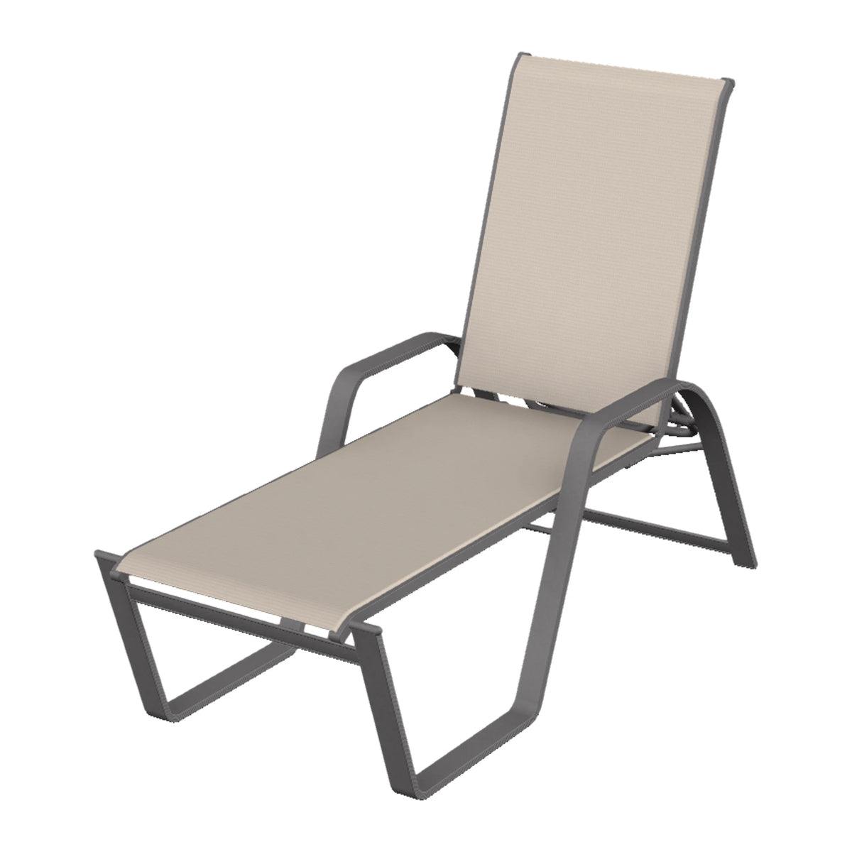 Aruba II Sling Chaise — Graphite Txt PC