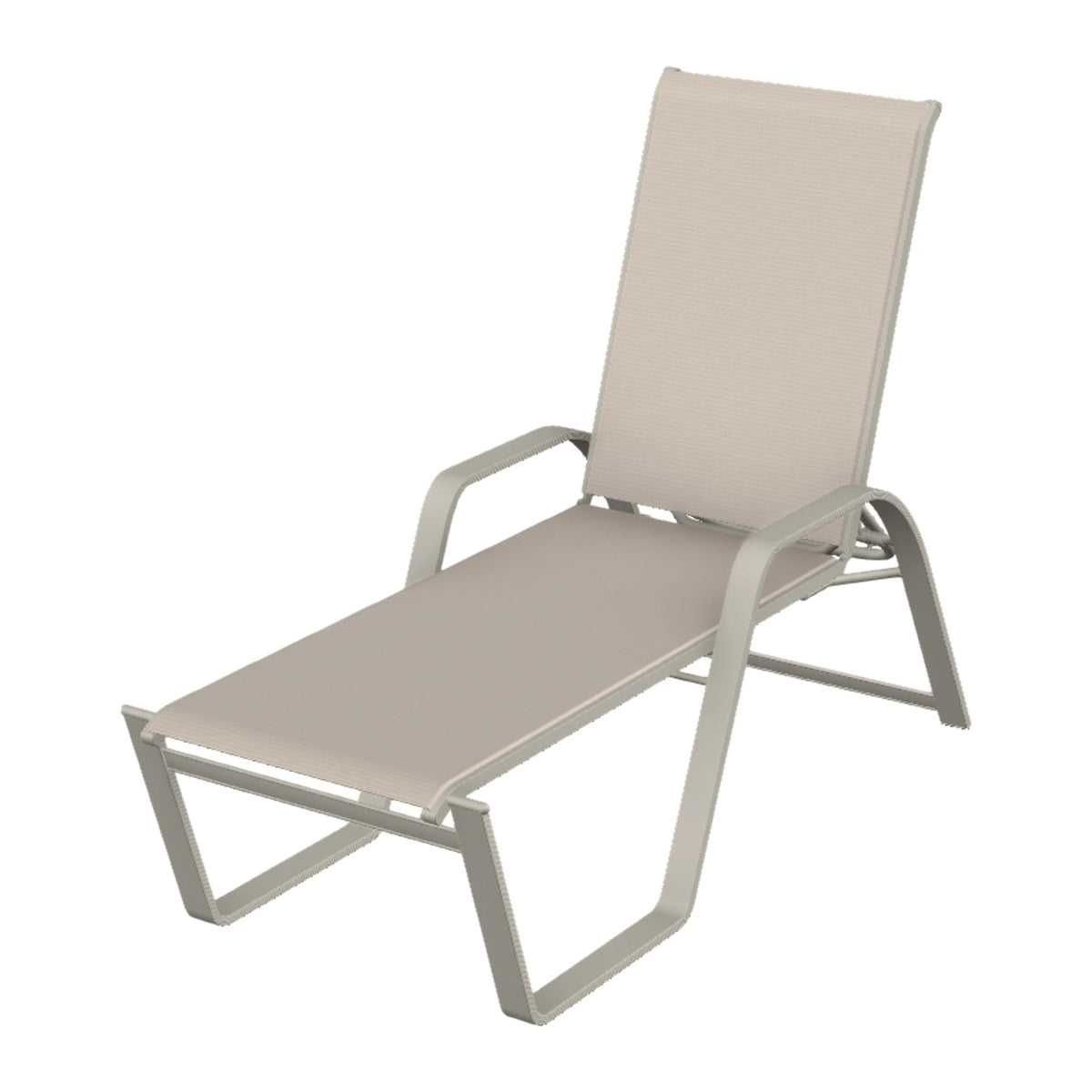 Aruba II Sling Chaise — Warm Grey PC