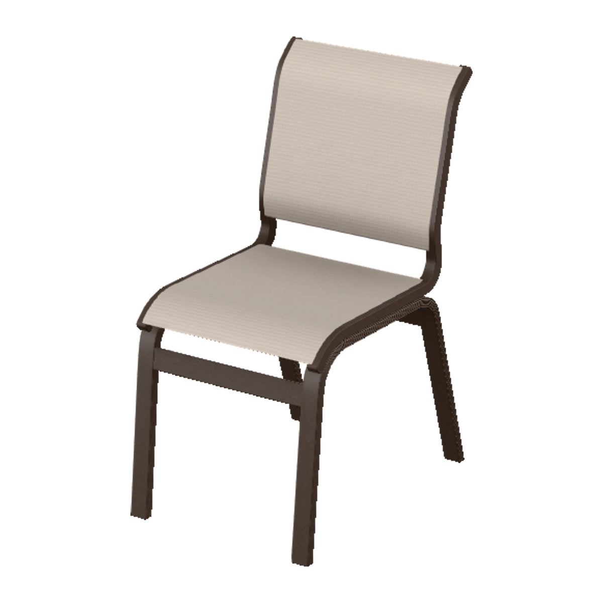 Aruba II Sling Armless Dining Chair — Kona PC