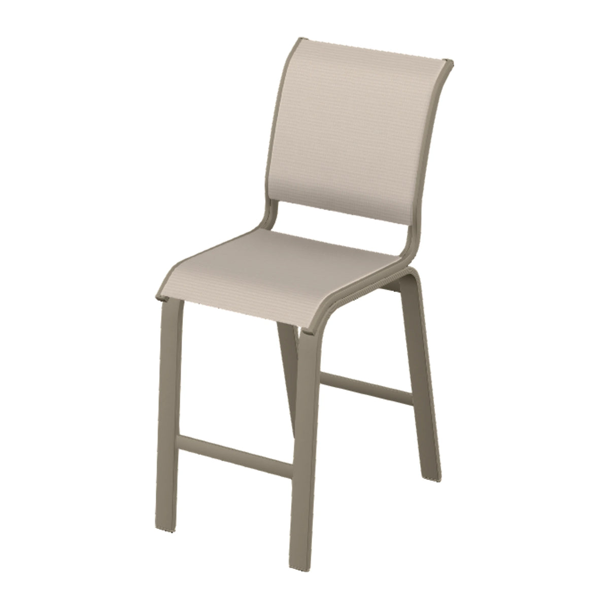 Aruba II Sling Armless Balcony Chair — Storm PC