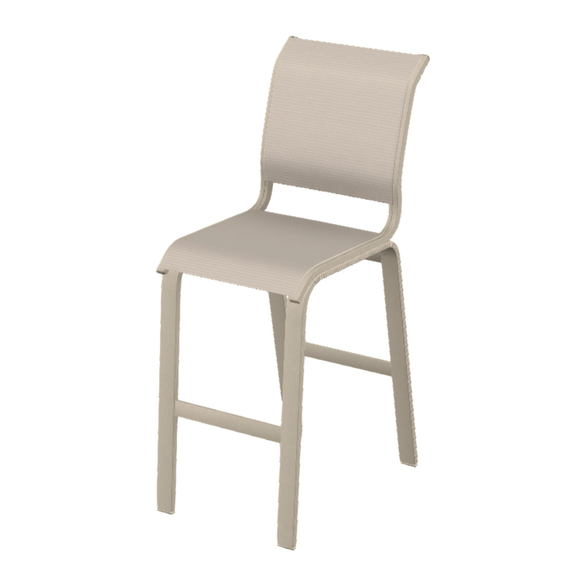 Aruba II Sling Armless Bar Chair — Desert Sand PC