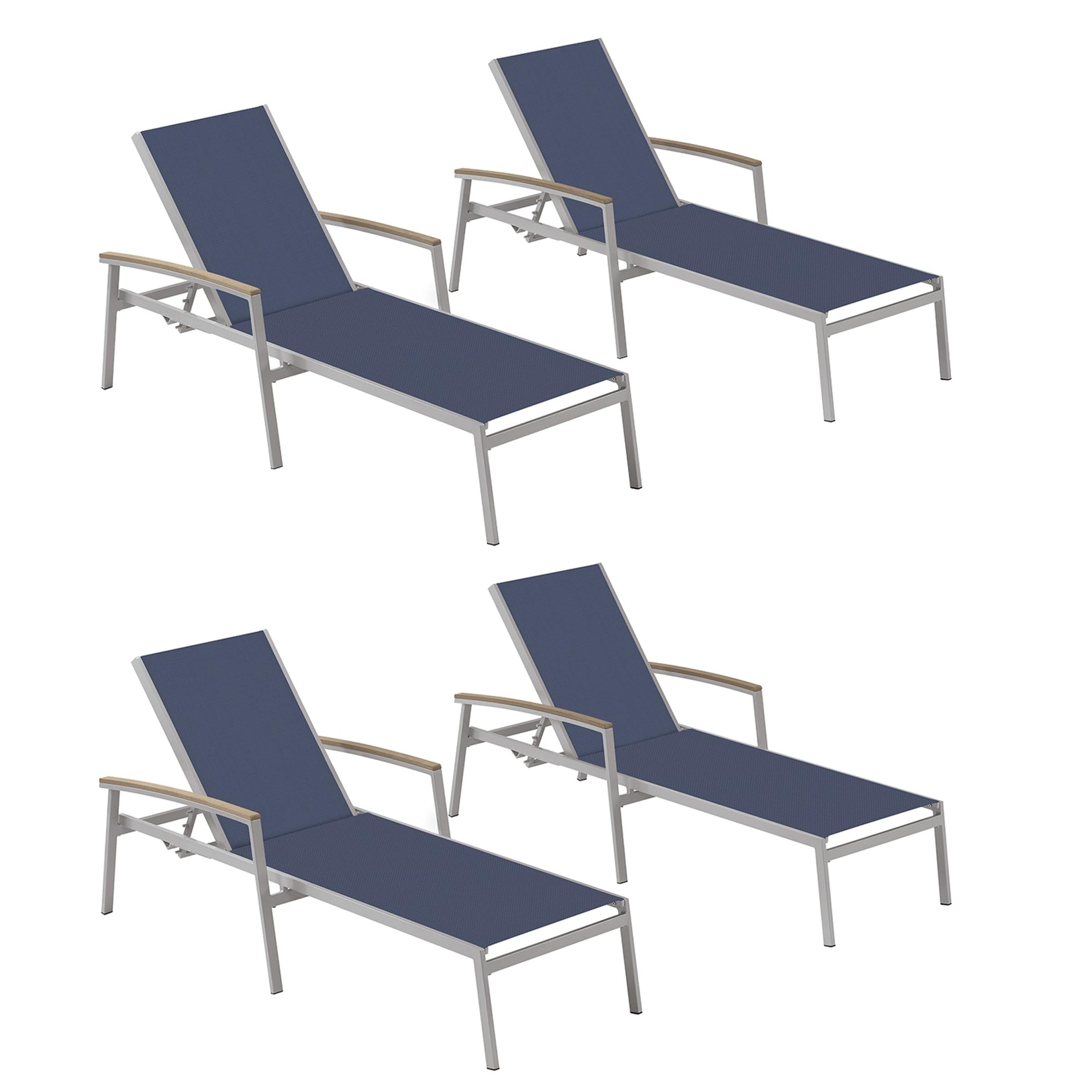 Travira Sling Chaise Lounge - Set Of 4