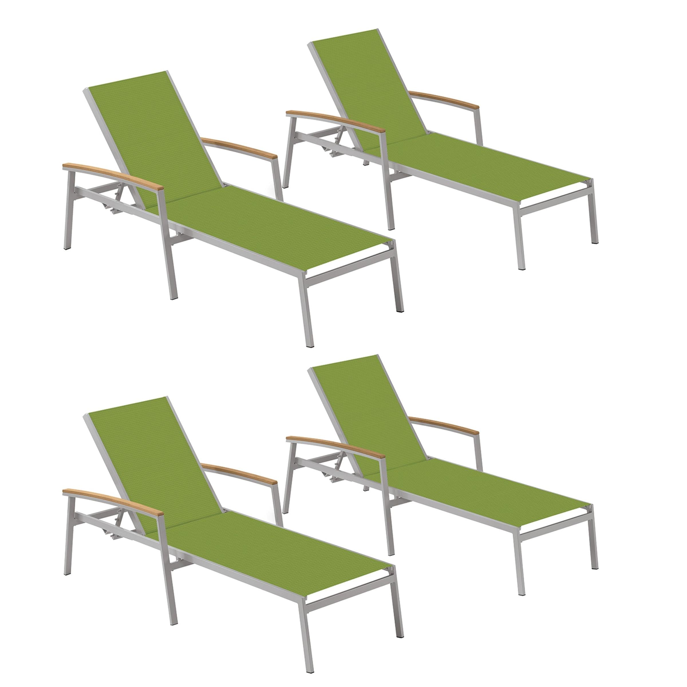 Travira Sling Chaise Lounge - Set Of 4