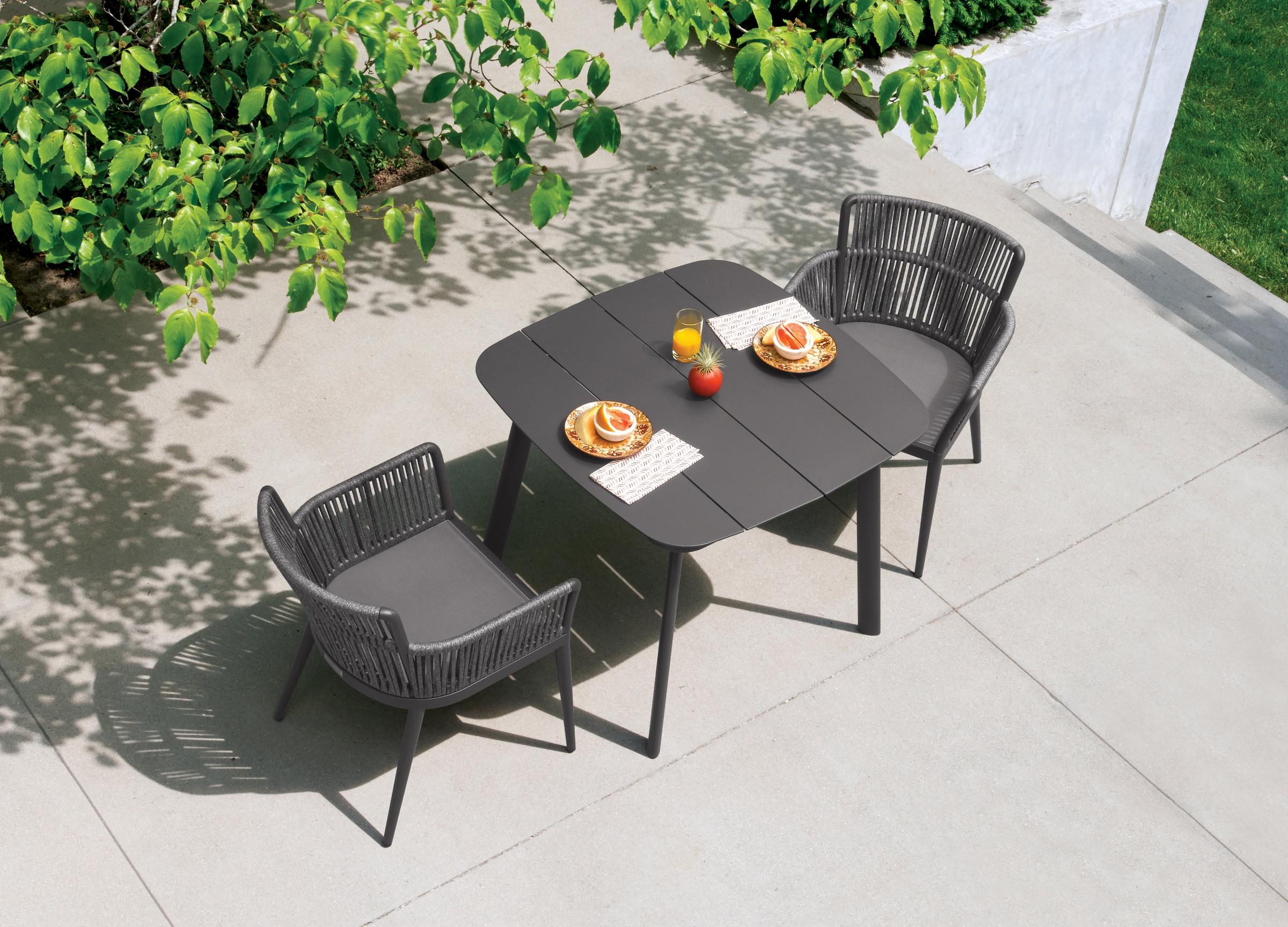 Nette 3-Piece 36" Dining Table & Armchair Set