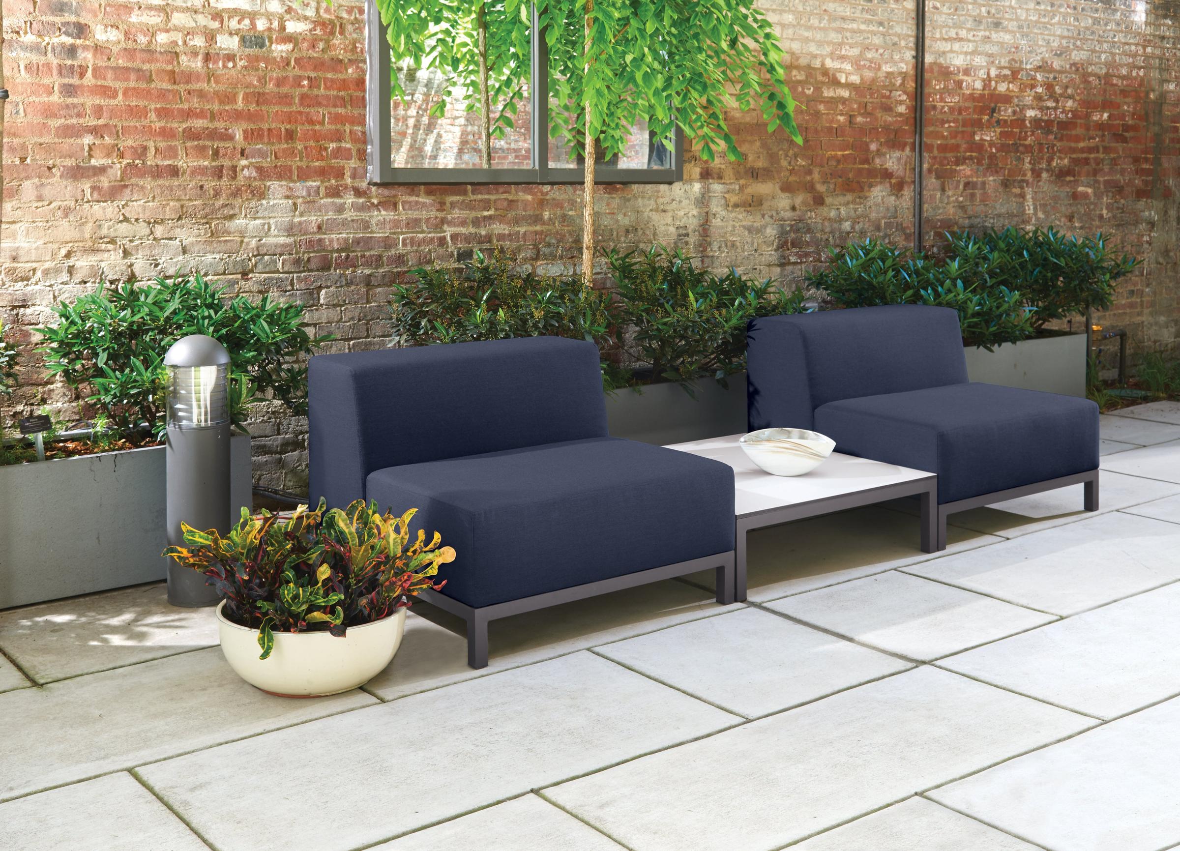Koral 3-Piece Modular Set - Spectrum Indigo Upholstery