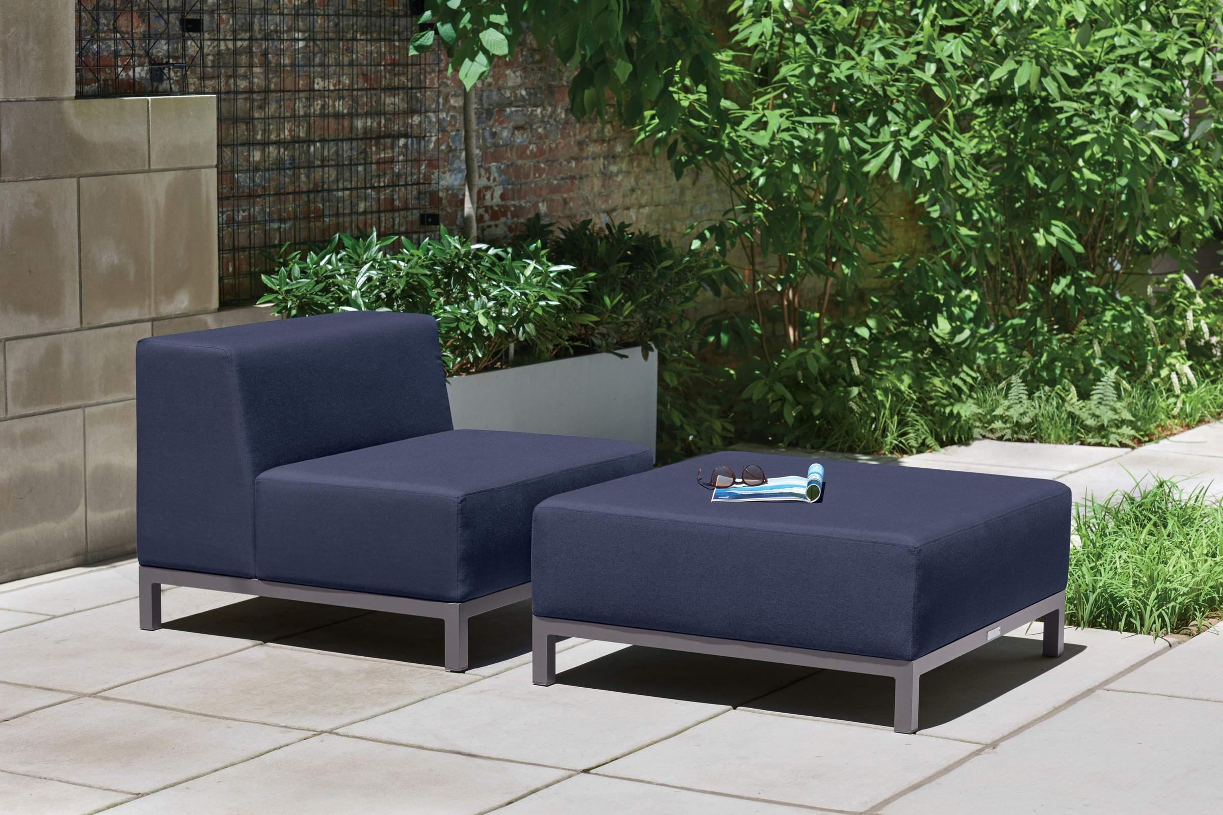 Koral 2-Piece Modular Set - Spectrum Indigo Upholstery