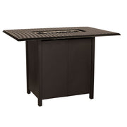42" x 60" Thatch Rectangular Bar Height Fire Table