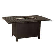 42" x 60" Thatch Rectangular Dining Height Fire Table