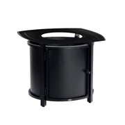 36" Solid Cast Square Round Chat Height Fire Table