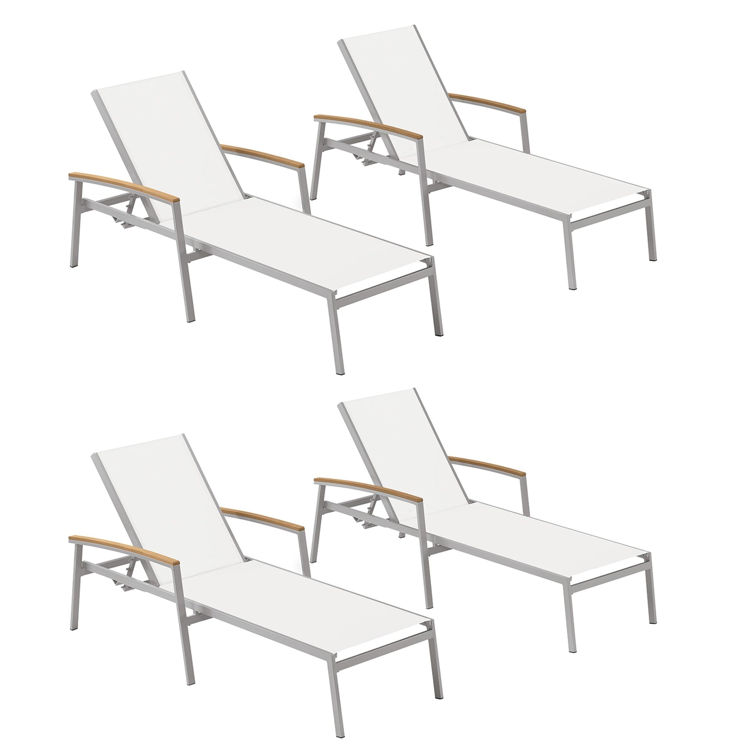 Travira Sling Chaise Lounge - Set Of 4