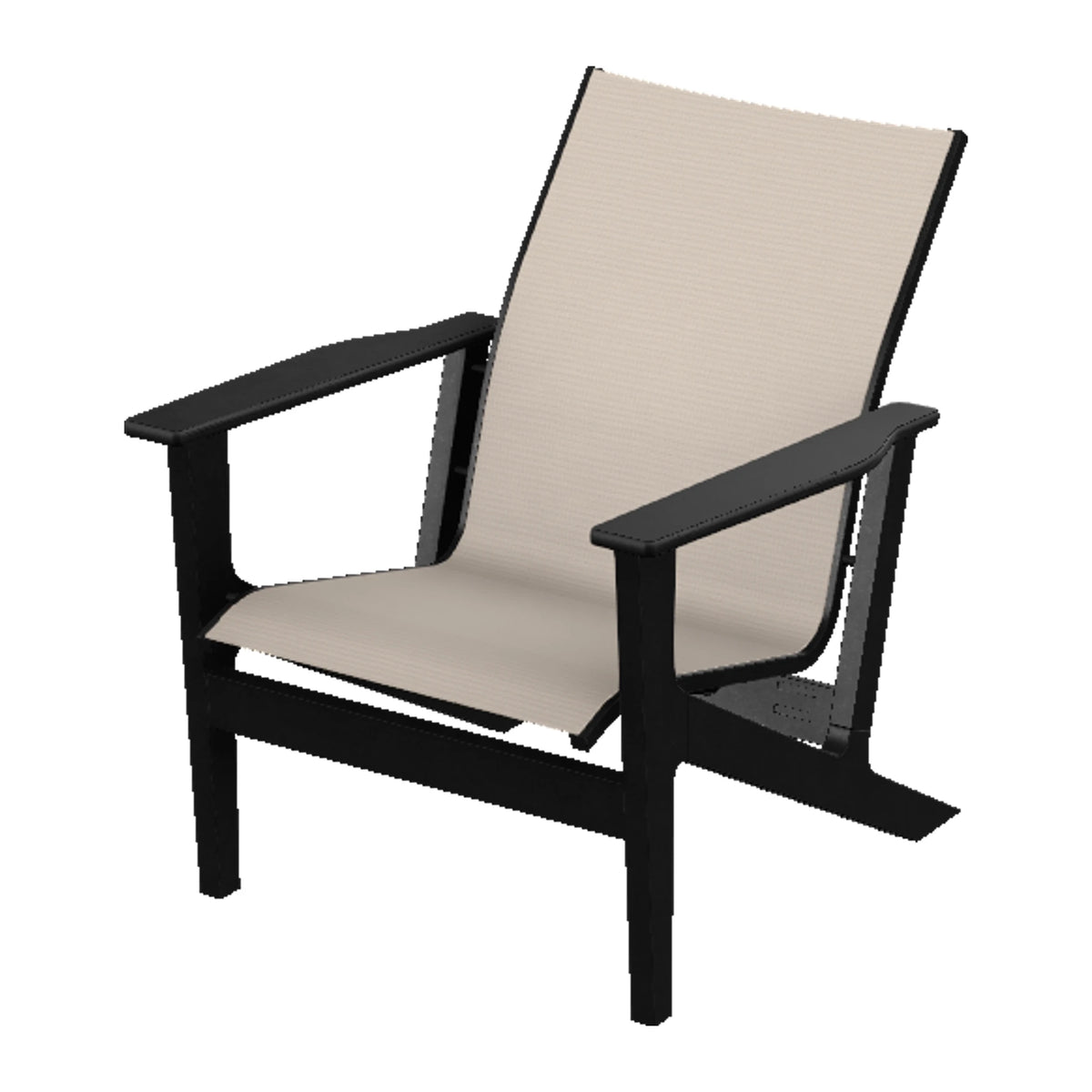 Wexler Sling Armchair — Black MGP