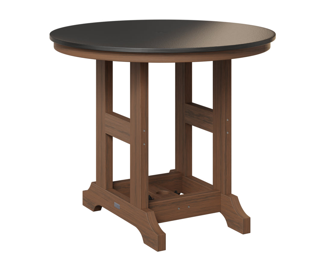 Garden Classic 38" Round Table - Hammered Top - Bar Height