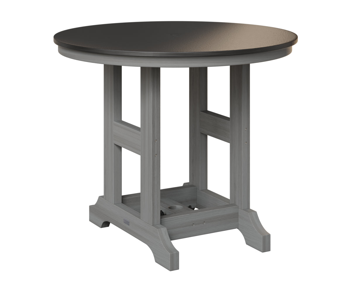 Garden Classic 38" Round Table - Hammered Top - Bar Height