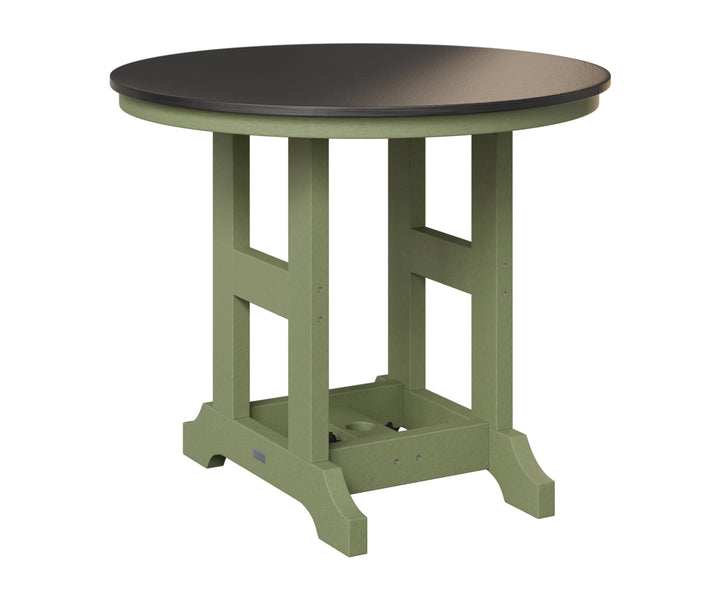 Garden Classic 38" Round Table - Hammered Top - Bar Height