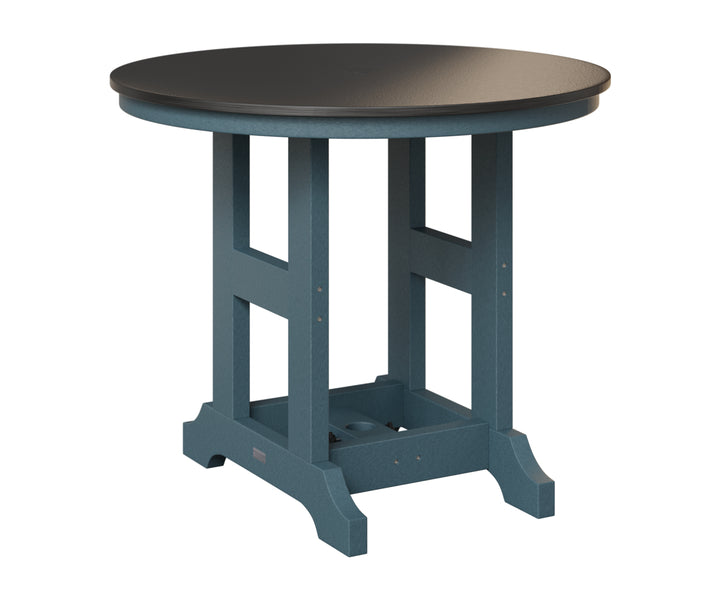 Garden Classic 38" Round Table - Hammered Top - Bar Height