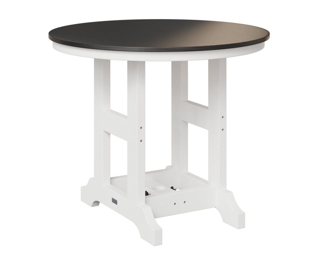 Garden Classic 38" Round Table - Hammered Top - Counter Height