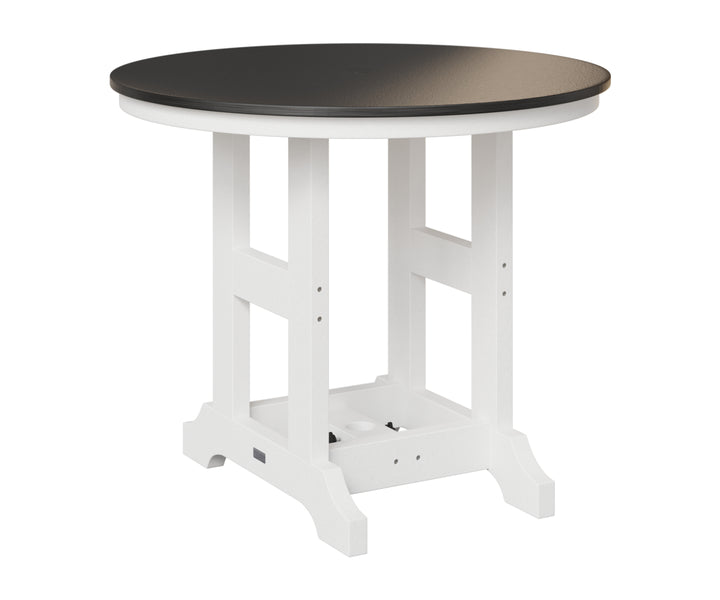 Garden Classic 38" Round Table - Hammered Top - Bar Height