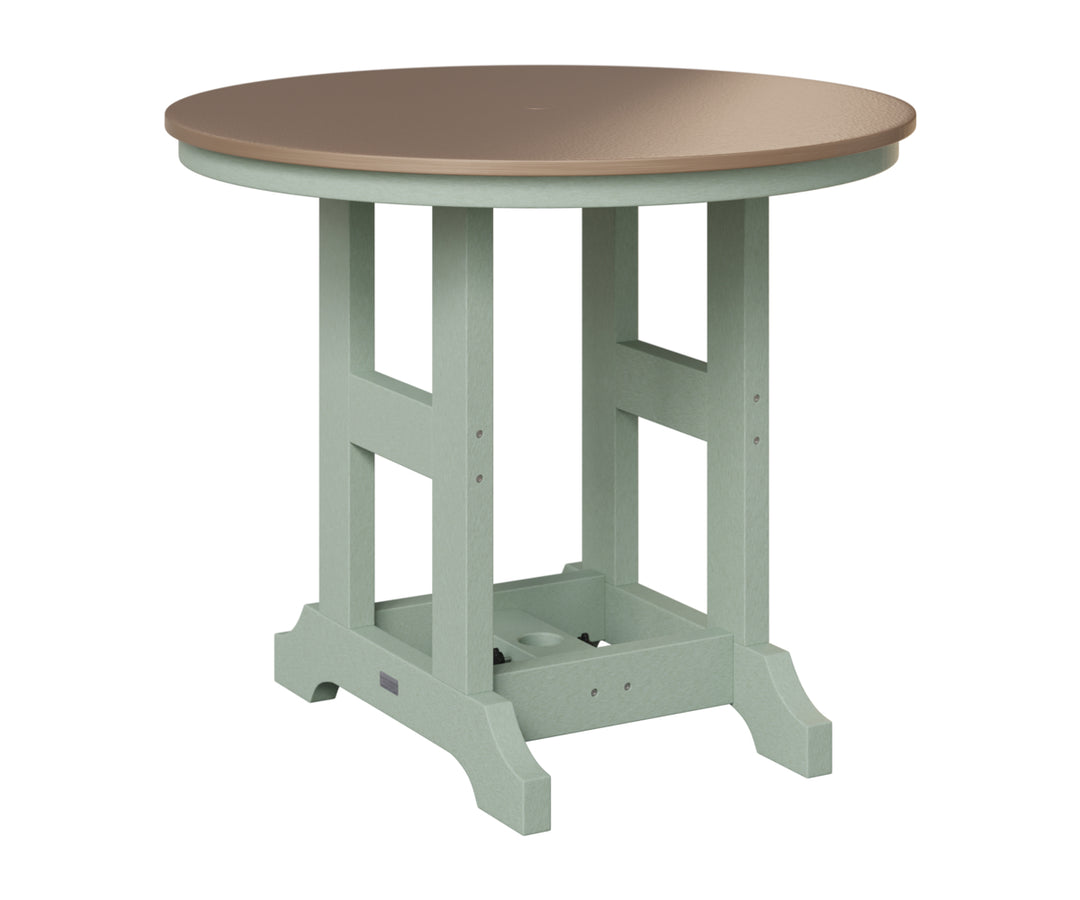 Garden Classic 38" Round Table - Hammered Top - Counter Height