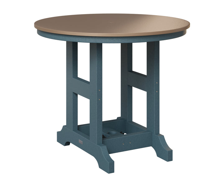 Garden Classic 38" Round Table - Hammered Top - Counter Height