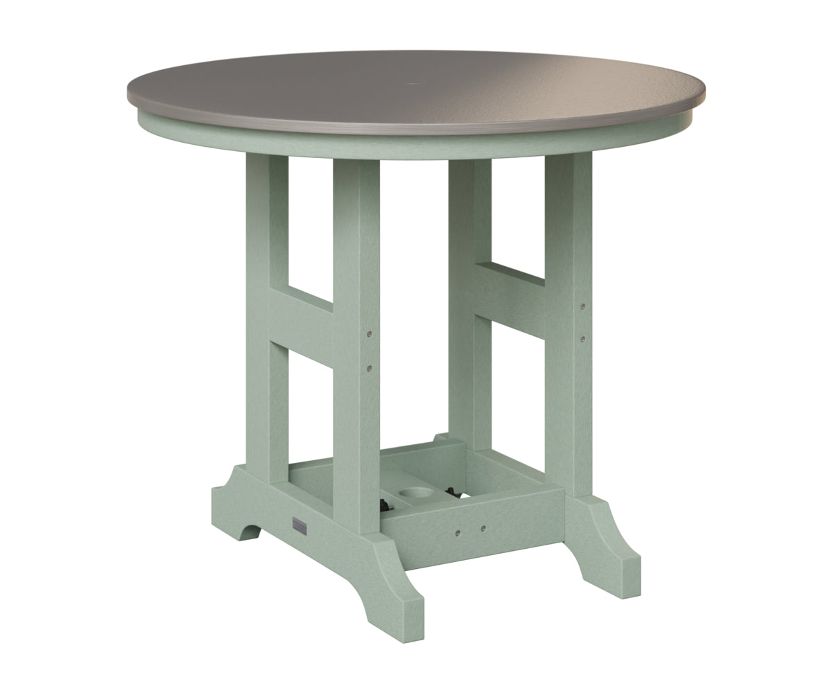 Garden Classic 38" Round Table - Hammered Top - Counter Height