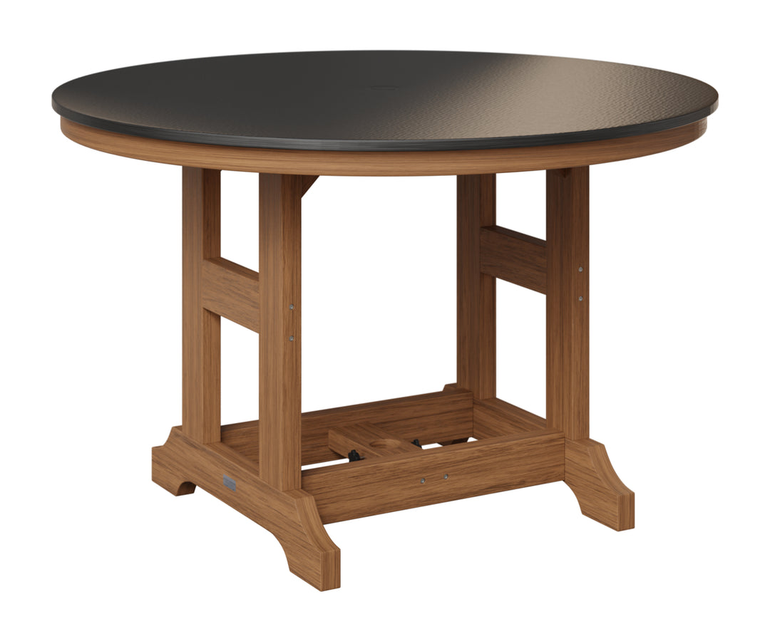 Garden Classic 48" Round Table - Hammered Top - Counter Height