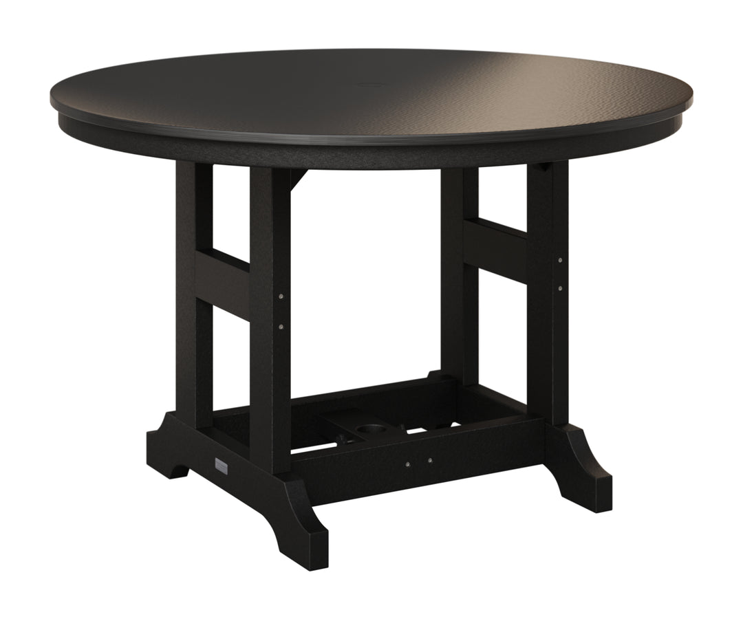 Garden Classic 48" Round Table - Hammered Top - Counter Height