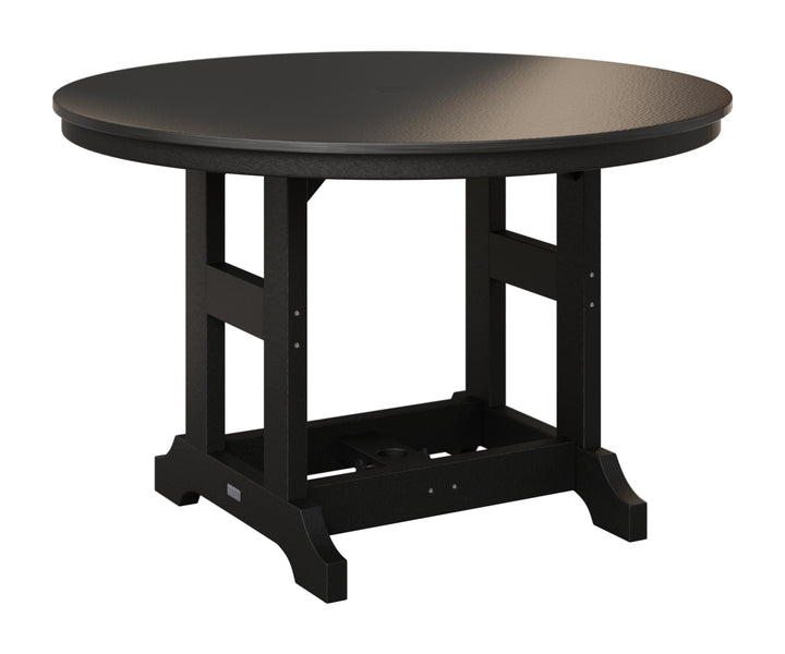 Garden Classic 48" Round Table - Hammered Top - Dining Height
