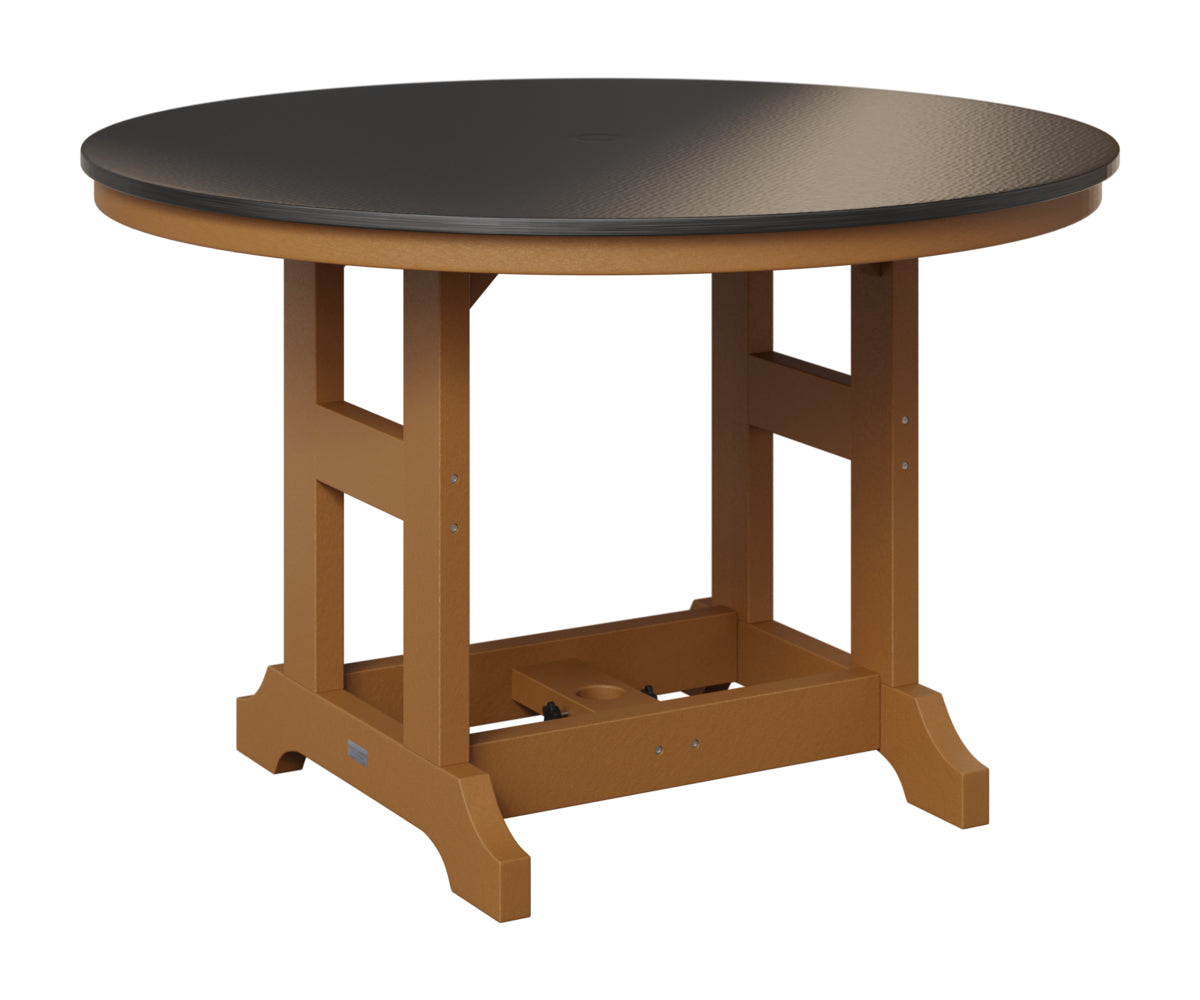 Garden Classic 48" Round Table - Hammered Top - Counter Height