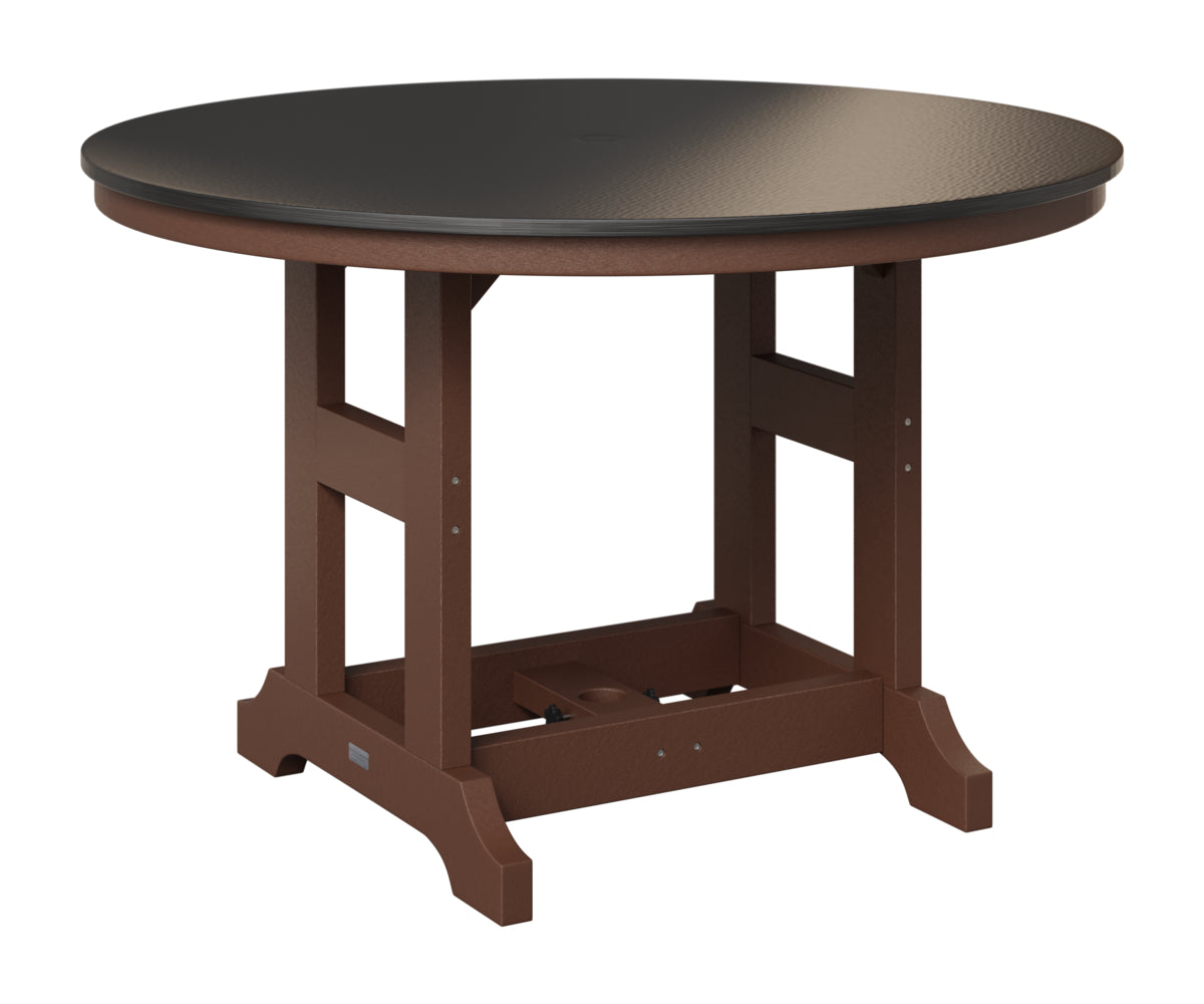 Garden Classic 48" Round Table - Hammered Top - Dining Height