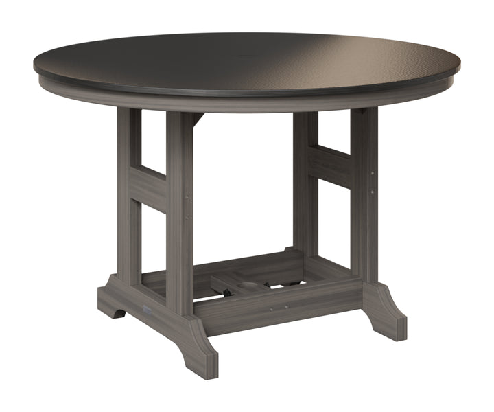 Garden Classic 48" Round Table - Hammered Top - Counter Height