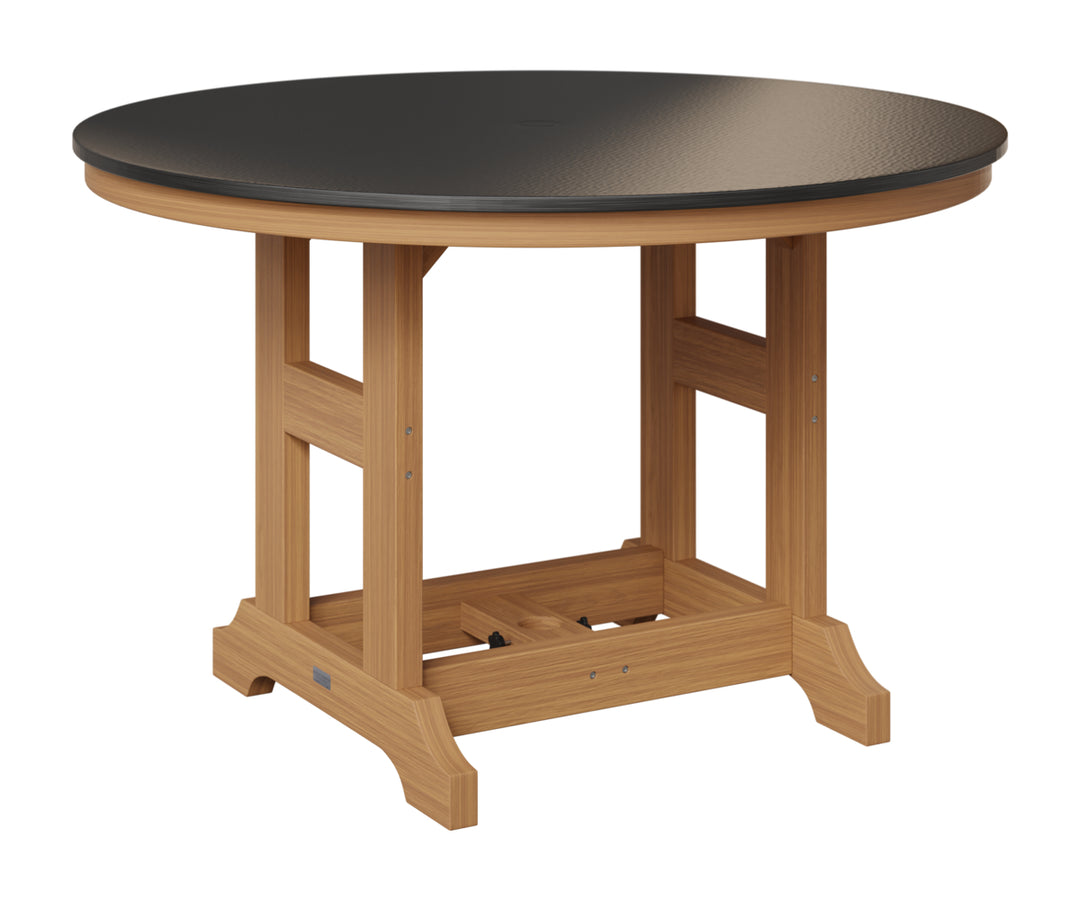 Garden Classic 48" Round Table - Hammered Top - Counter Height