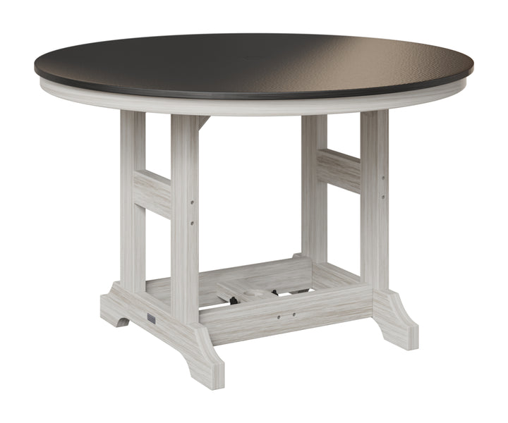 Garden Classic 48" Round Table - Hammered Top - Bar Height