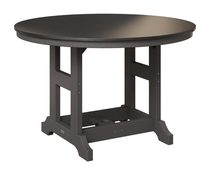 Garden Classic 48" Round Table - Hammered Top - Counter Height