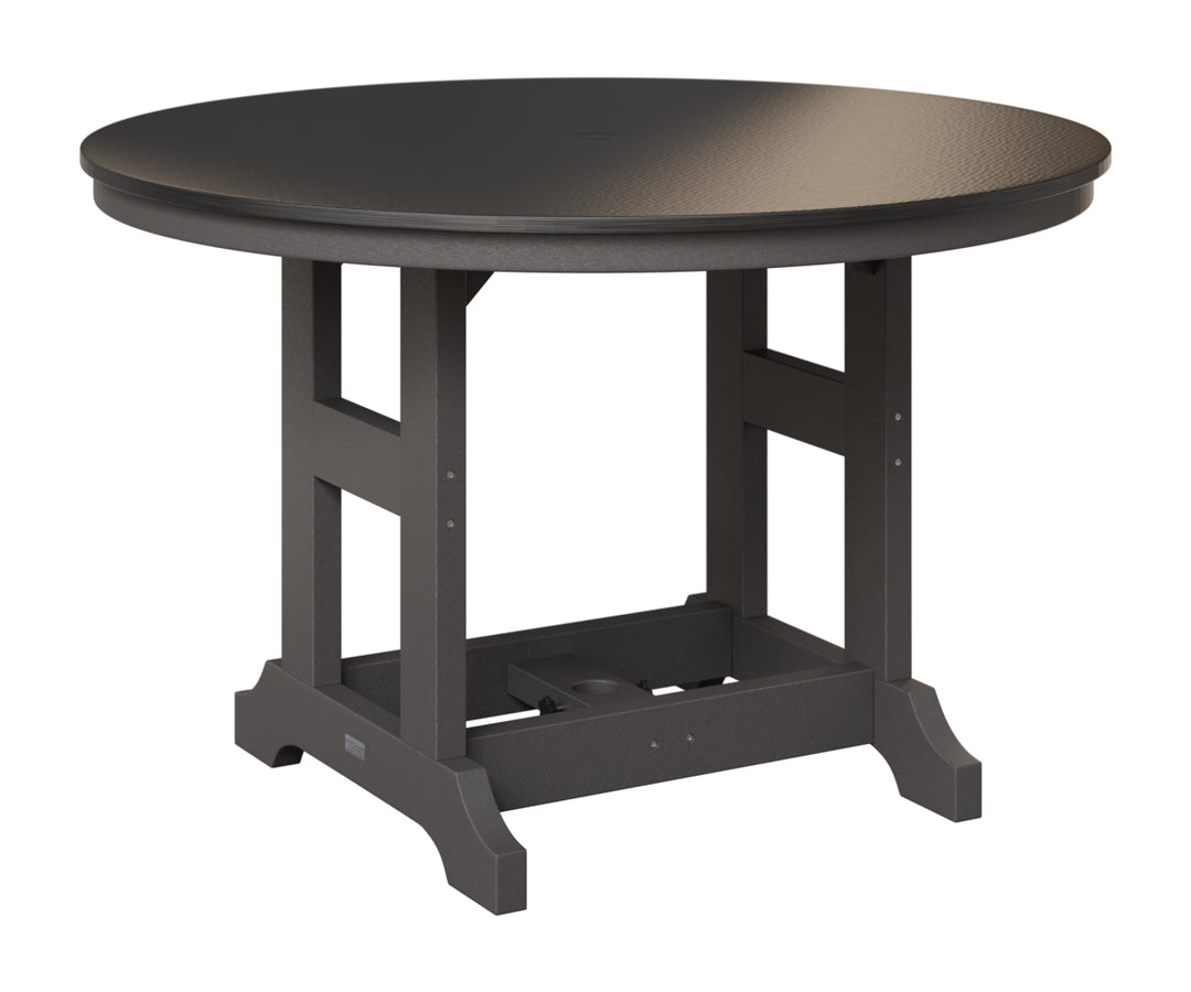 Garden Classic 48" Round Table - Hammered Top - Dining Height
