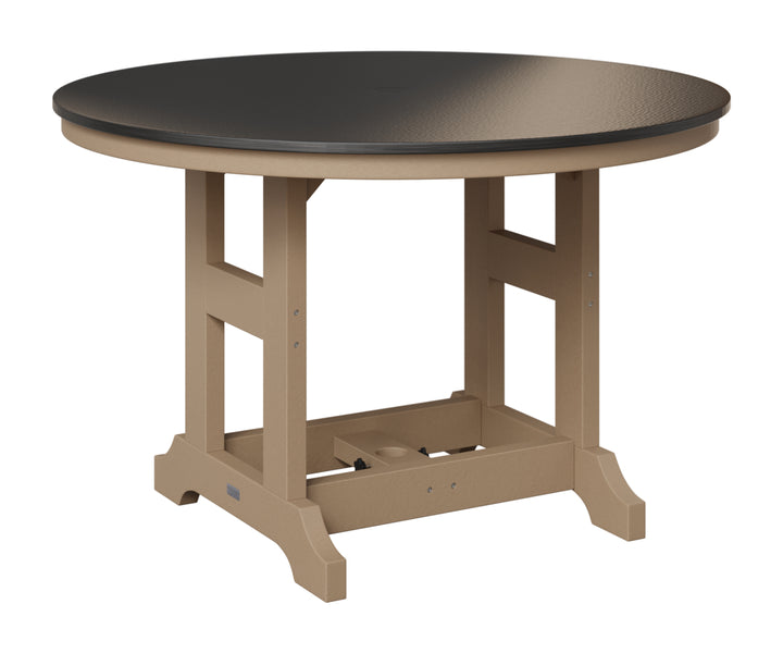 Garden Classic 48" Round Table - Hammered Top - Dining Height