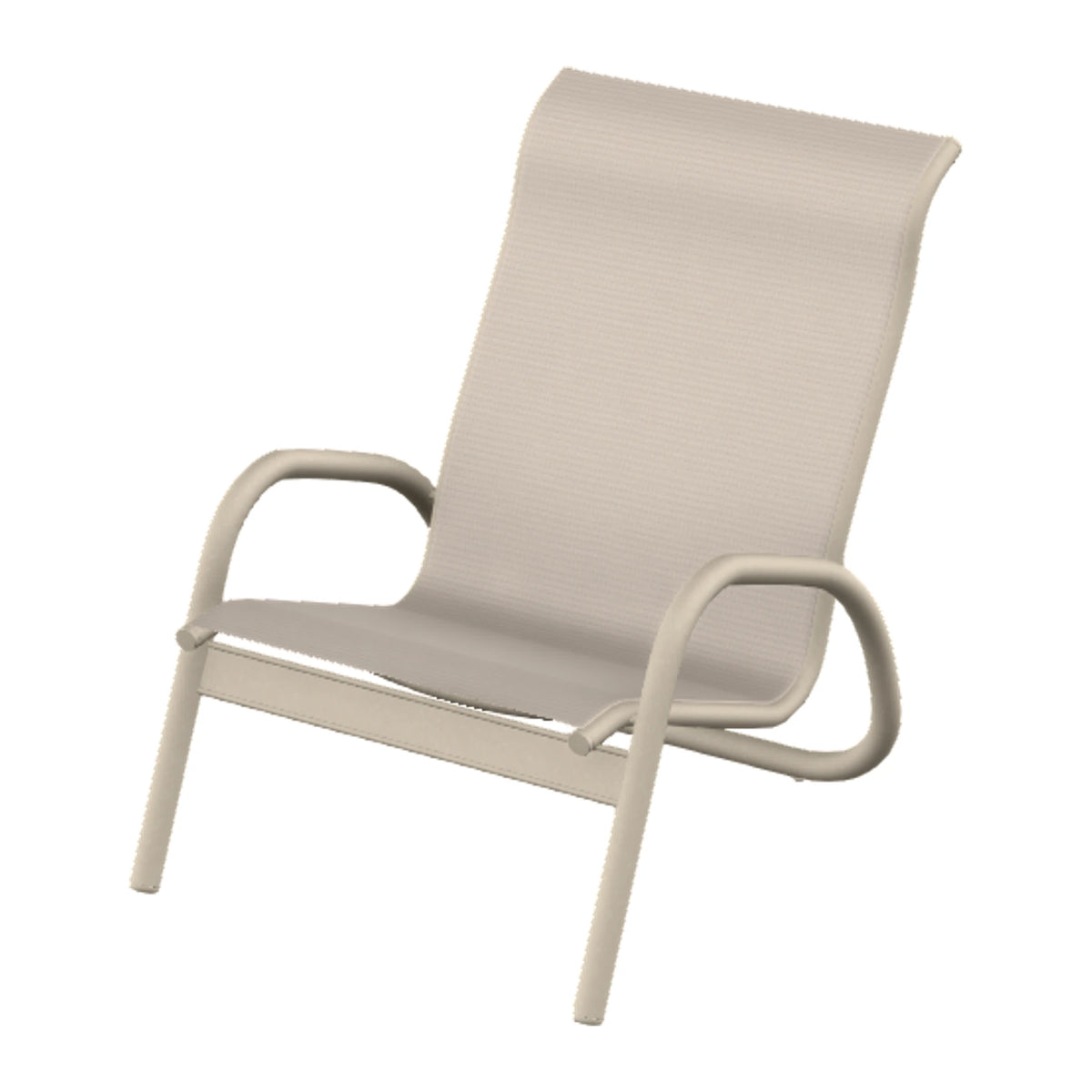 Gardenella Sling Poolside Chat Chair — Desert Sand PC