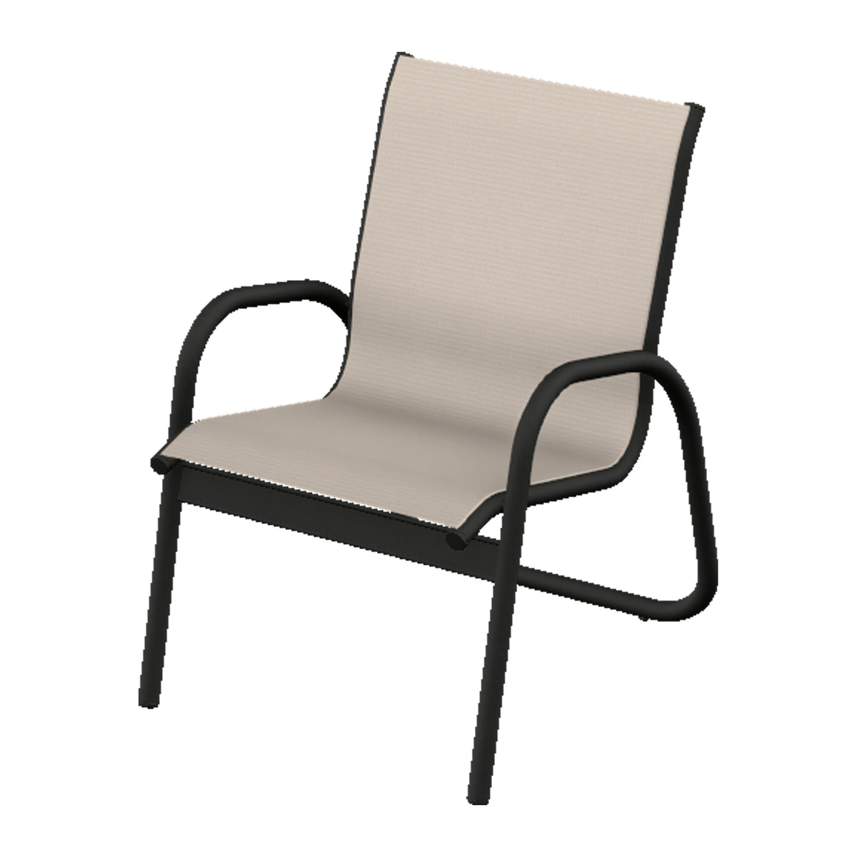Gardenella Sling Armchair — Black PC