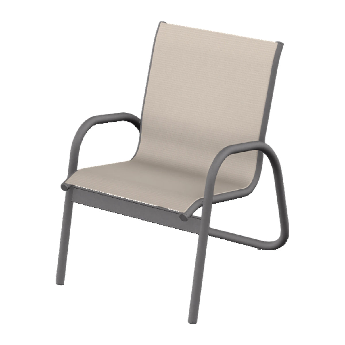Gardenella Sling Armchair — Graphite Txt PC
