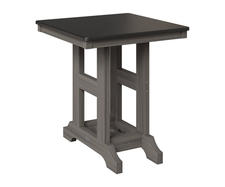 Garden Classic 28" Square Table - Hammered Top - Dining Height