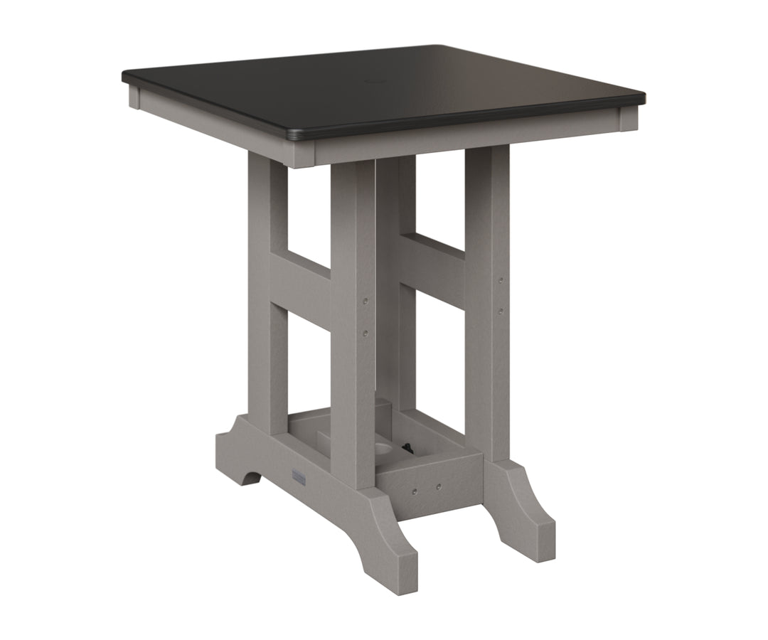 Garden Classic 28" Square Table - Hammered Top - Counter Height