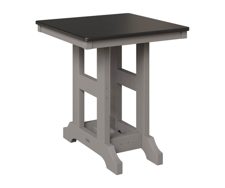 Garden Classic 28" Square Table - Hammered Top - Dining Height
