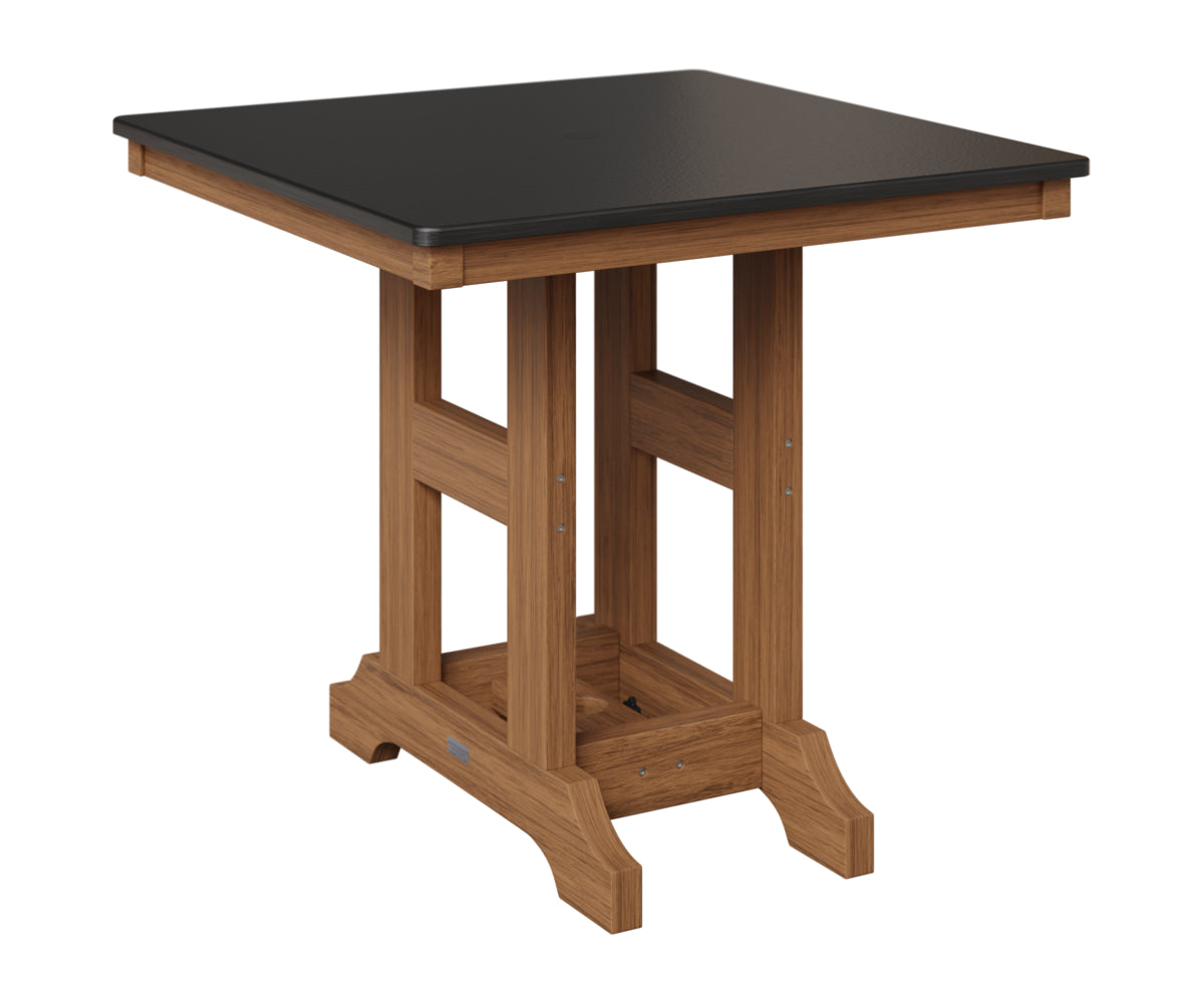 Garden Classic 33" x  33" Square Table - Hammered Top - Counter Height