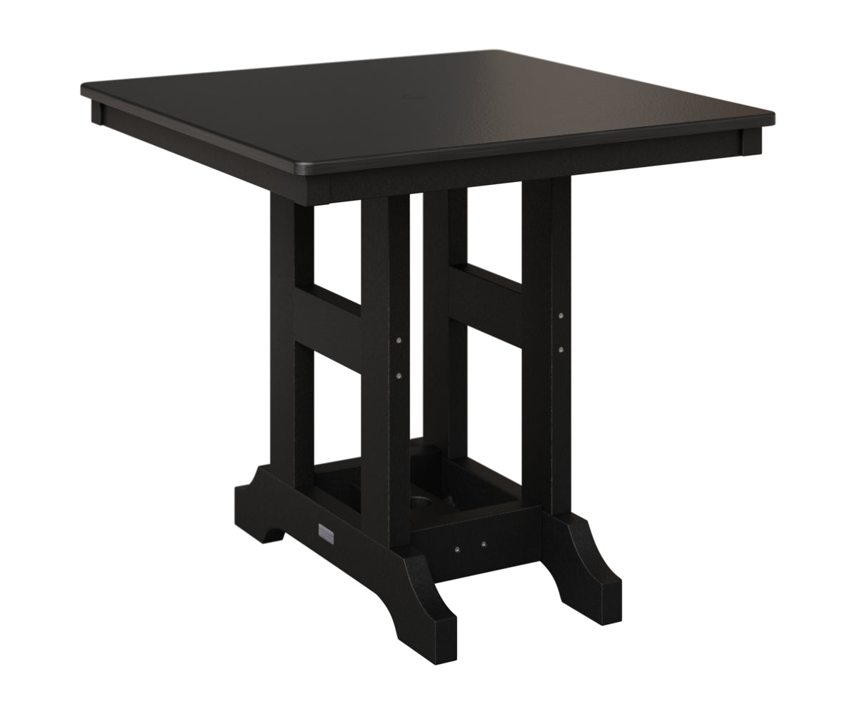 Garden Classic 33" x  33" Square Table - Hammered Top - Dining Height