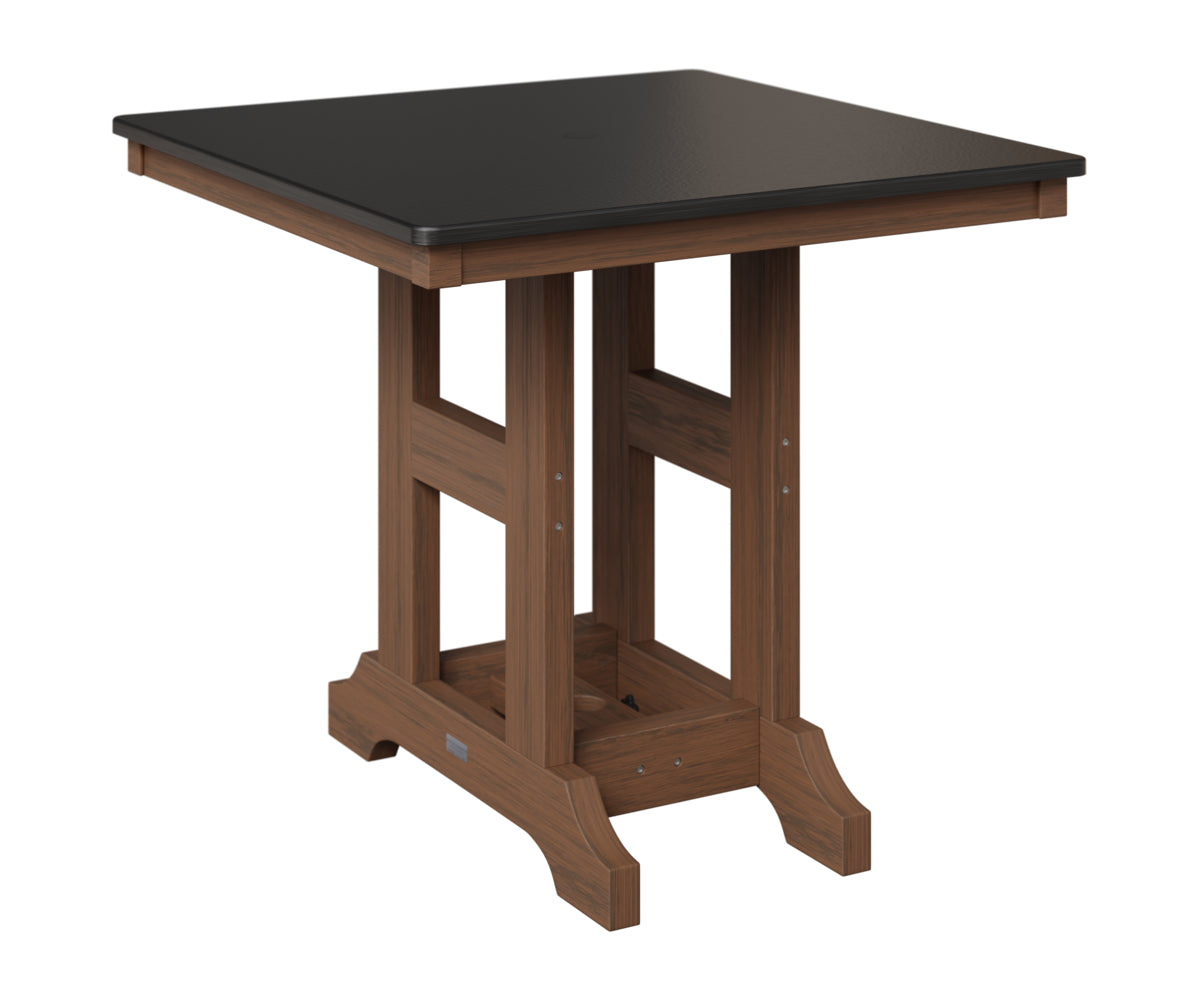 Garden Classic 33" x  33" Square Table - Hammered Top - Bar Height
