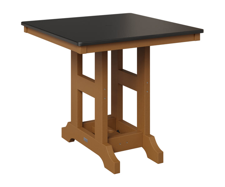 Garden Classic 33" x  33" Square Table - Hammered Top - Bar Height