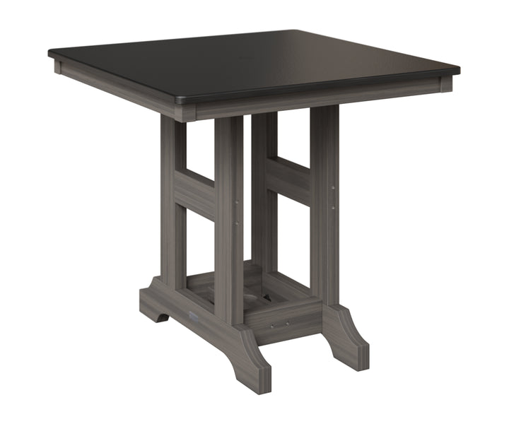 Garden Classic 33" x  33" Square Table - Hammered Top - Dining Height